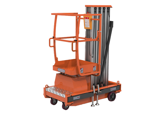 Empujar alrededor de los ascensores de mástil vertical con múltiples configuraciones de seguridad automatizadas