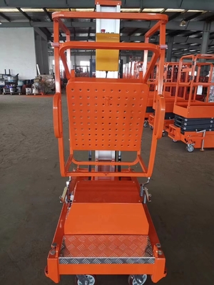 Empuje alrededor de aluminio vertical eleva el mástil estructura fuerte elevación suave