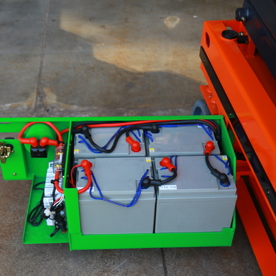 Auto-propulsado eléctrico Medium Scissor eleva fácil mantenimiento