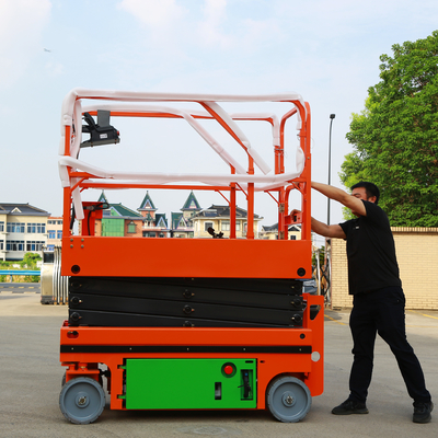 Auto-propulsado eléctrico Medium Scissor eleva fácil mantenimiento