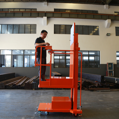 Estructura fuerte Empuje alrededor del soporte de energía Elevador DT Serie 4.7m ~ 6.5m
