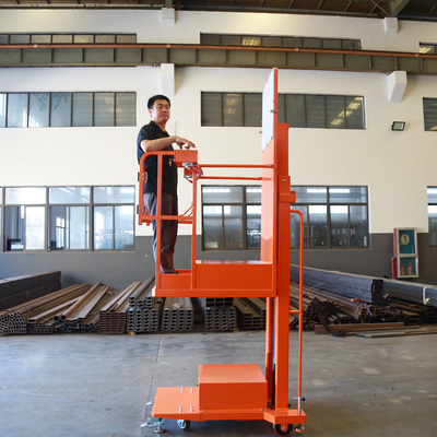 Estructura fuerte Empuje alrededor del soporte de energía Elevador DT Serie 4.7m ~ 6.5m