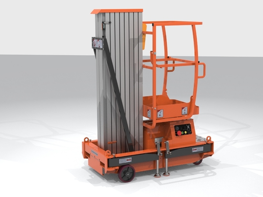 Elevador de mástil único ampliamente aplicable con protección contra baja tensión