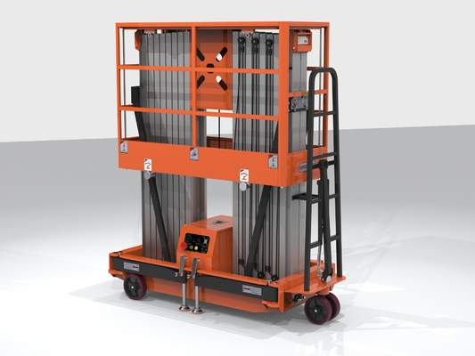 Alta durabilidad Elevador eléctrico de doble mástil Serie DL 8.0m ~ 16.0m