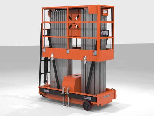 Alta durabilidad Elevador eléctrico de doble mástil Serie DL 8.0m ~ 16.0m