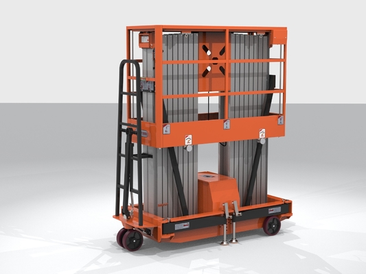 Alta durabilidad Elevador eléctrico de doble mástil Serie DL 8.0m ~ 16.0m